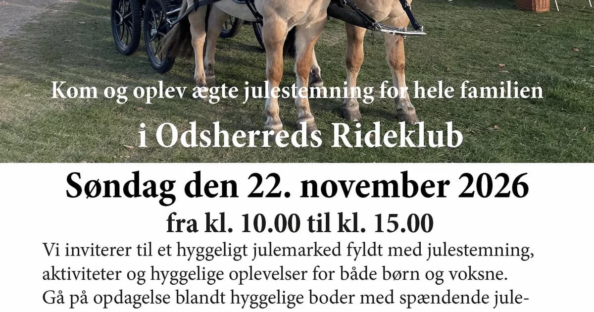 Julemarked i Ridehallen