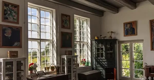 Rundvisning på Malergården - familien Swanes historie