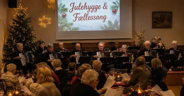 Julehygge & Fællessang m. HOM Harmonikaorkester