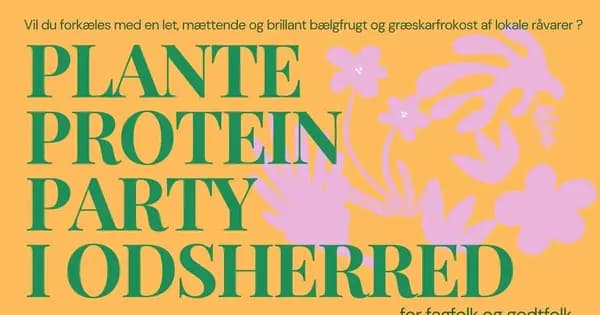 Invitation til PlanteProteinPumpkinParty i Odsherred for *fagfolk og godtfolk