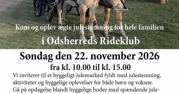 Julemarked i Ridehallen